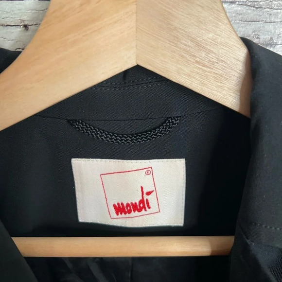 Monki bright black gold button blazer size 36 - Picture 6 of 10